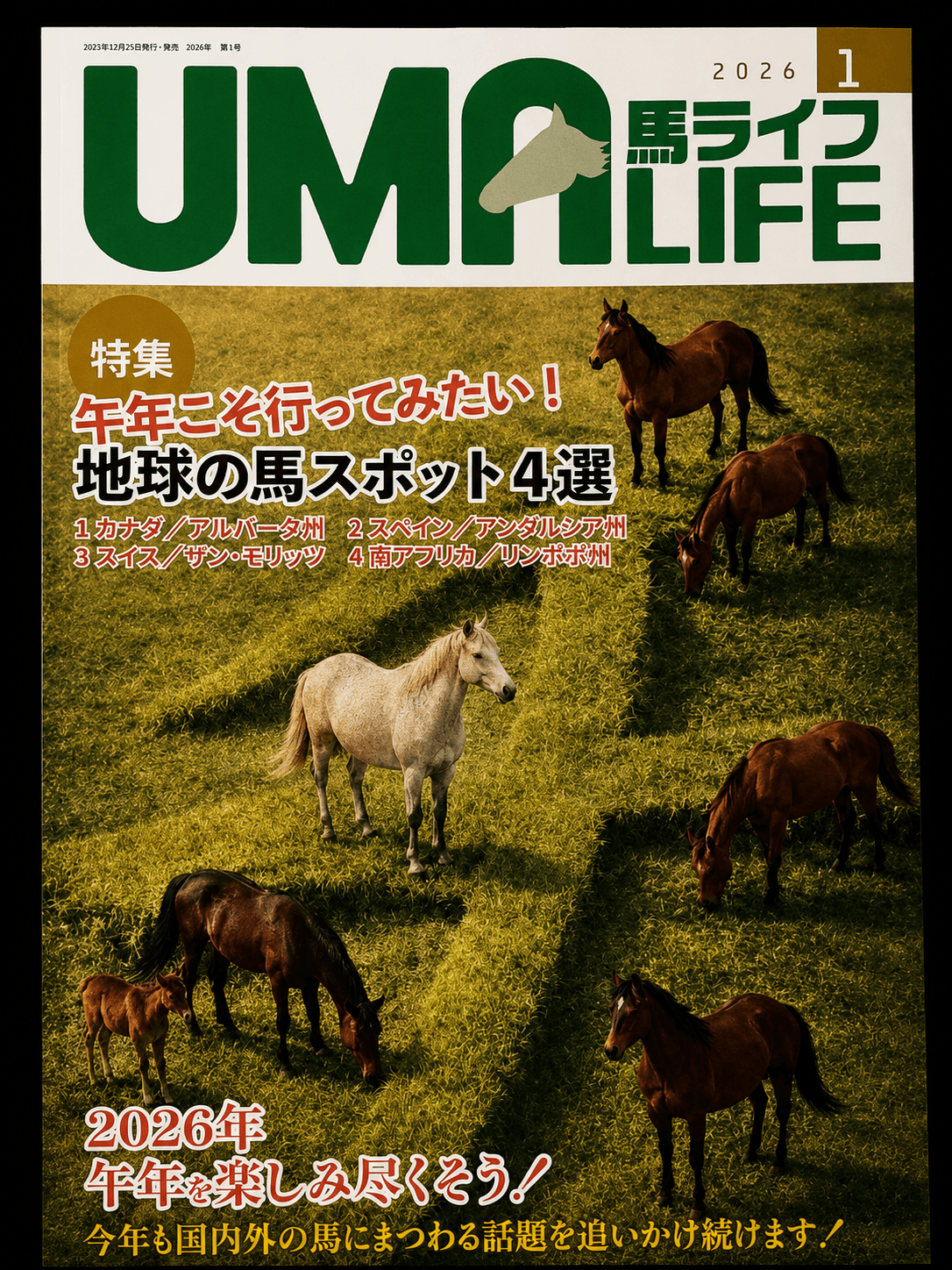 Cover of UMA LIFE magazine, January 2026 issue