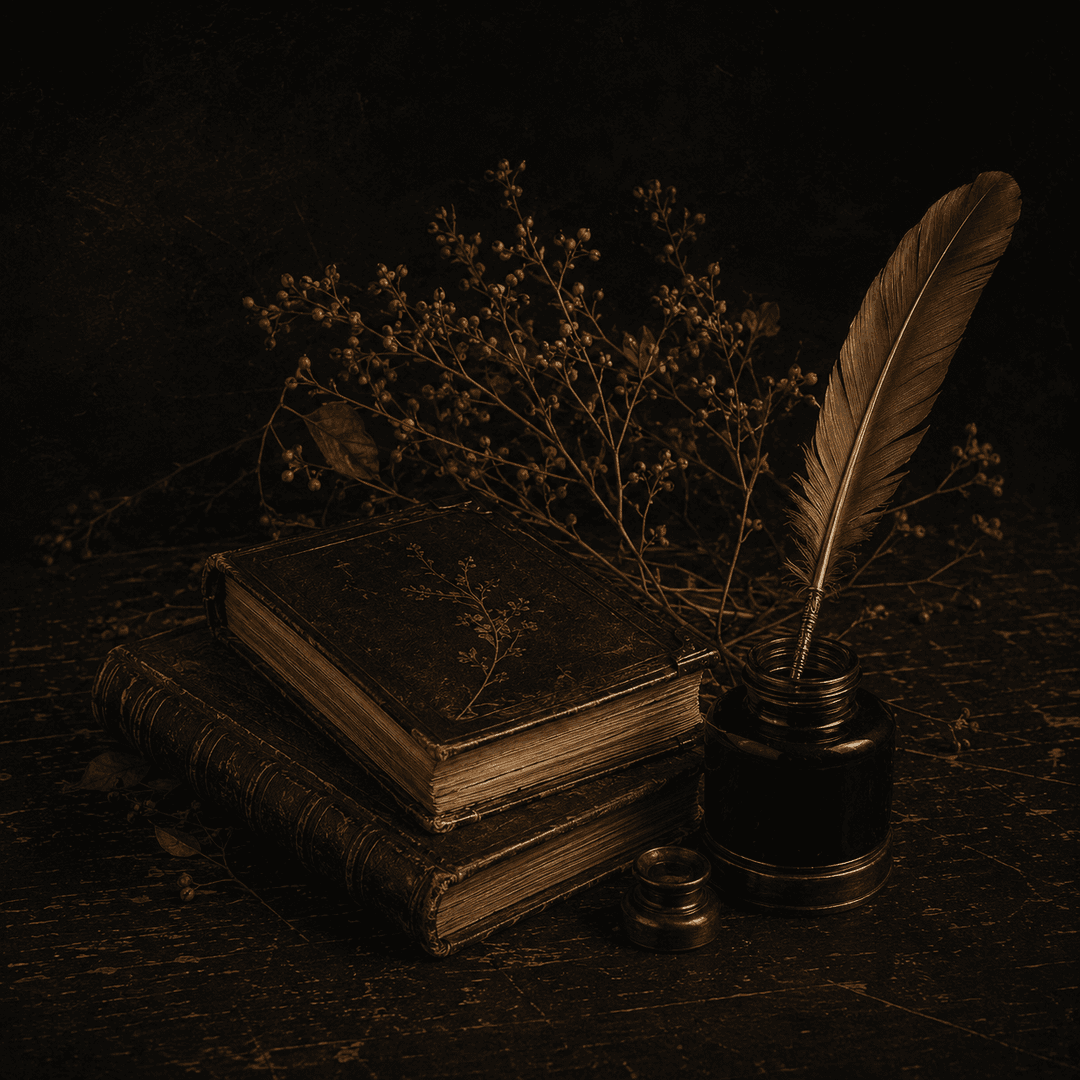 Antique notebook with equine notes